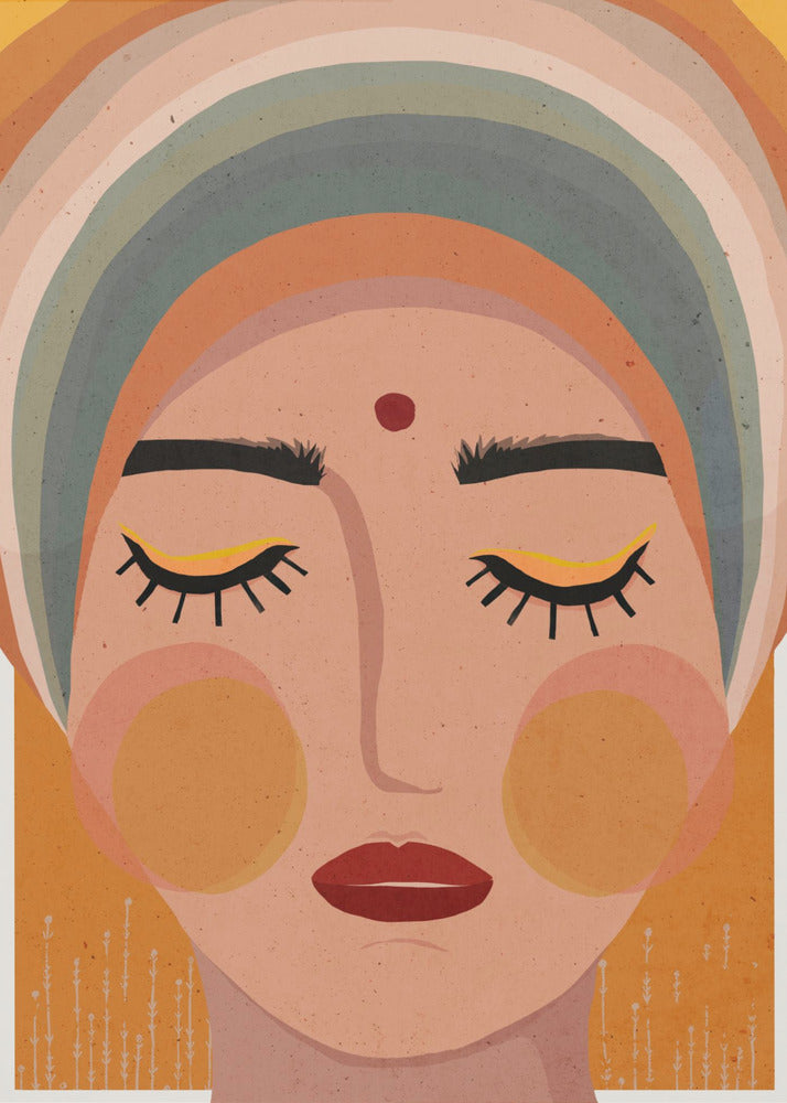 Serene contemplatie | Canvas