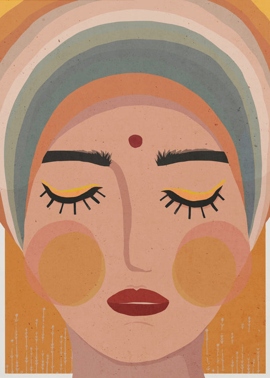 Serene contemplatie | Canvas