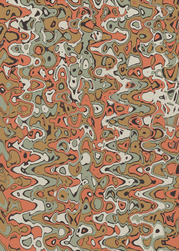 Levendige rimpelingen | Canvas