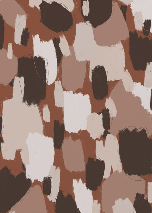 Aardse penseelstreken | Canvas