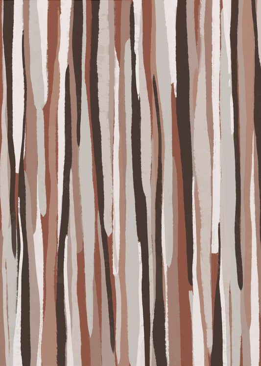 Verticale aardtinten | Canvas