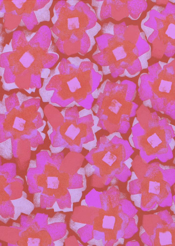 Bloemen van Passie | Canvas