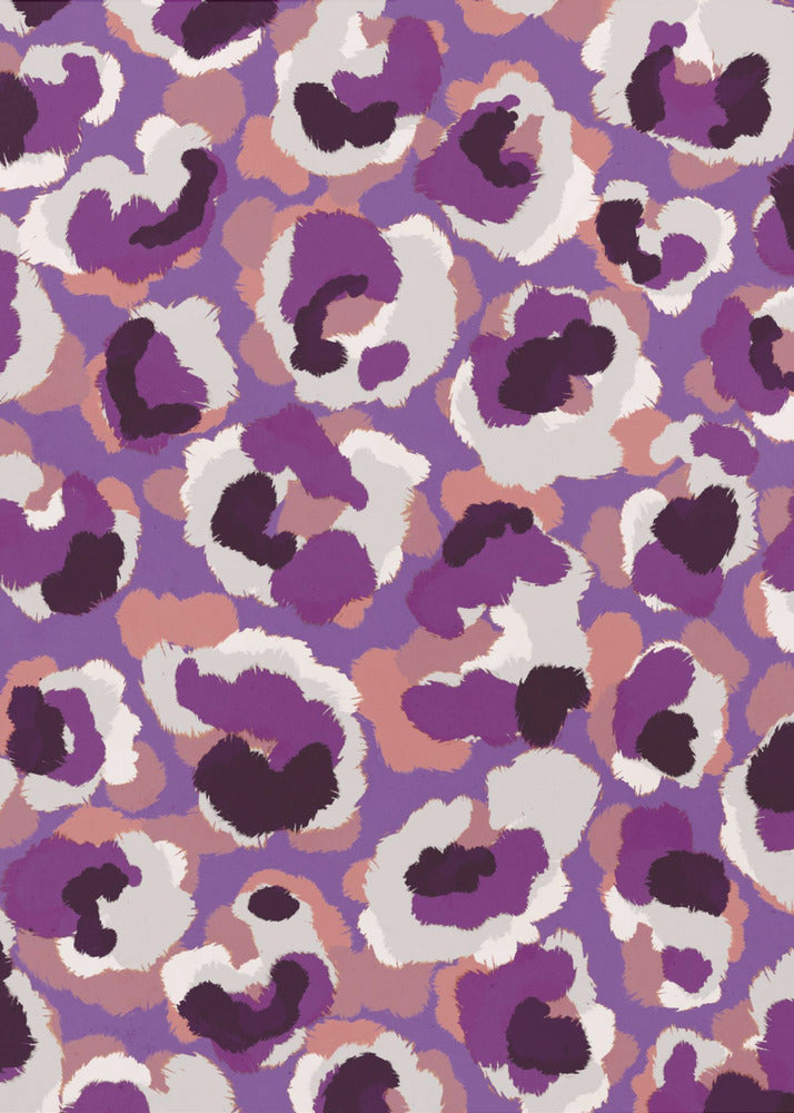 Violette wervelwind | Canvas