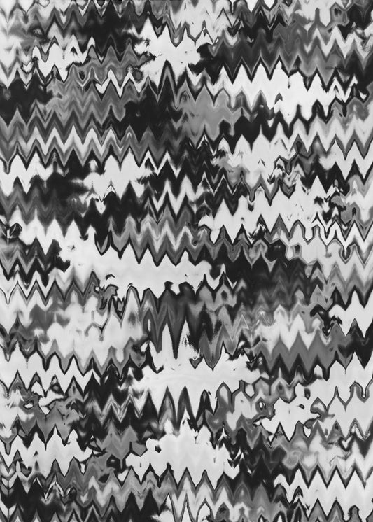 Zigzag Monochroom | Poster