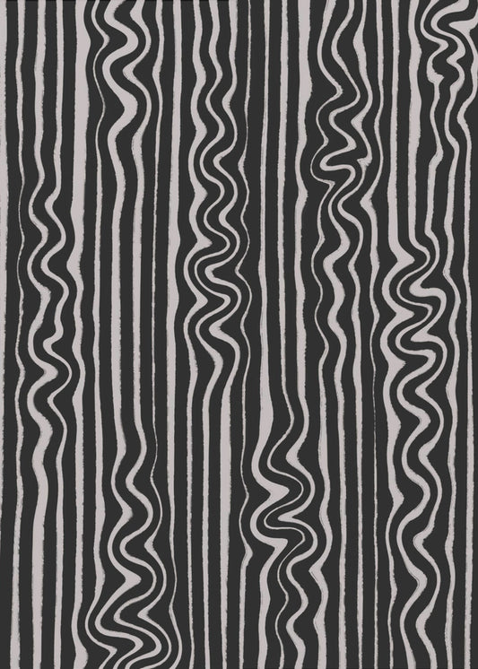 Golvende zebrastrepen | Poster