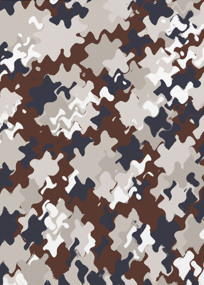 Abstract golvenlandschap | Poster