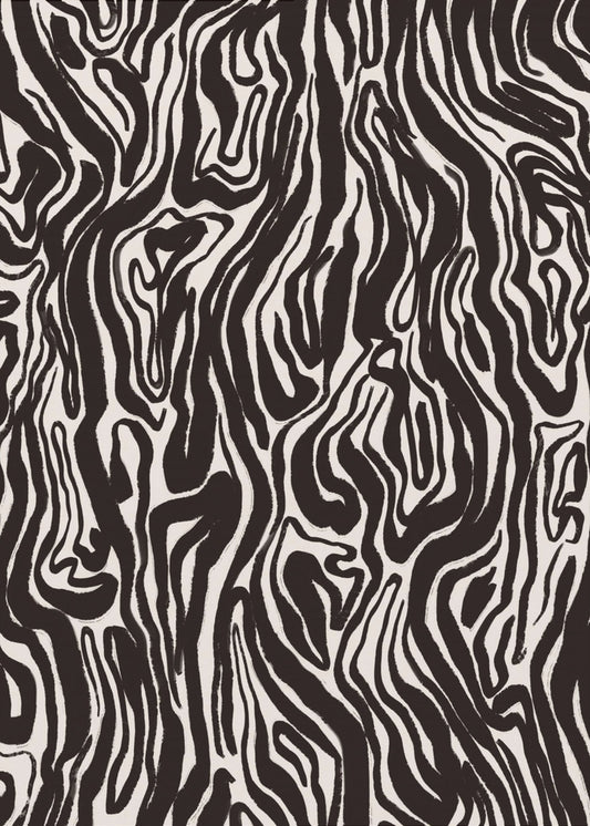 Zebragolven | Canvas