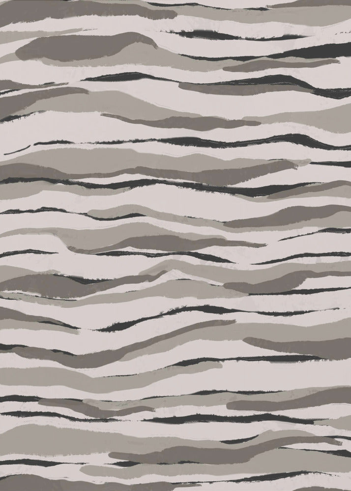 Monochrome golven | Poster