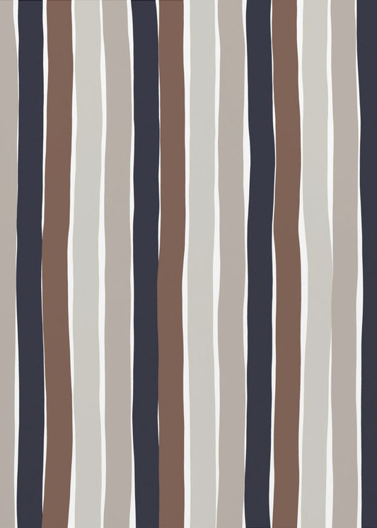 Golvende aardstrepen | Canvas