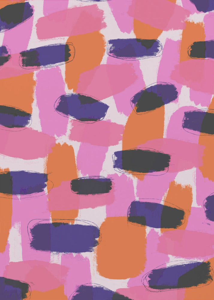 Levendige penseelstreken | Canvas