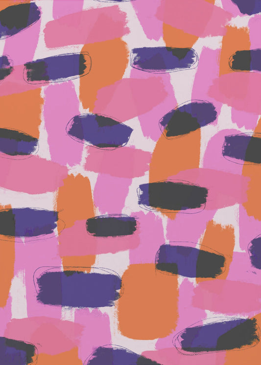 Levendige penseelstreken | Canvas