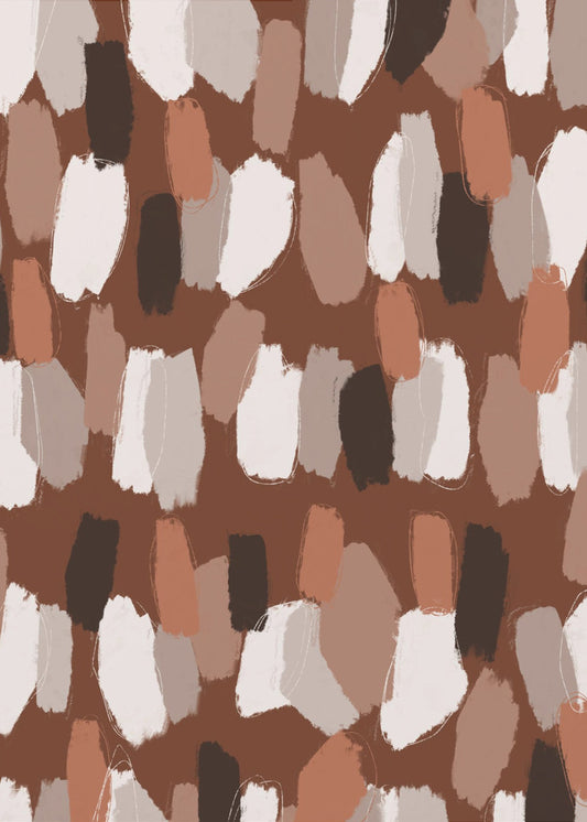 Aardse penseelstreken | Canvas