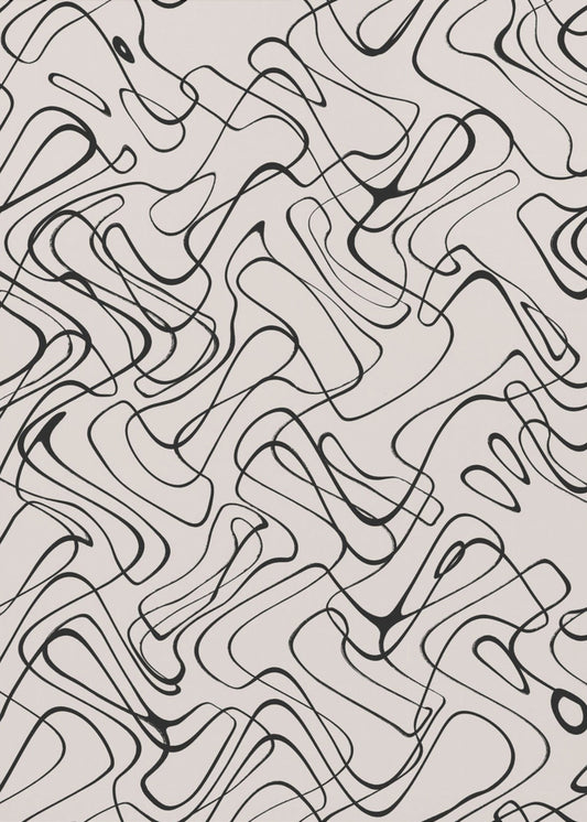 Flowing Lines Dance | Canvas