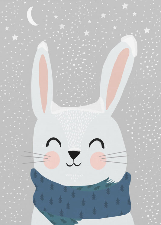 Winter Bunny Bliss | Poster