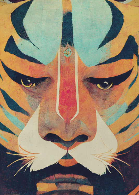 Sterke Tijger | Canvas