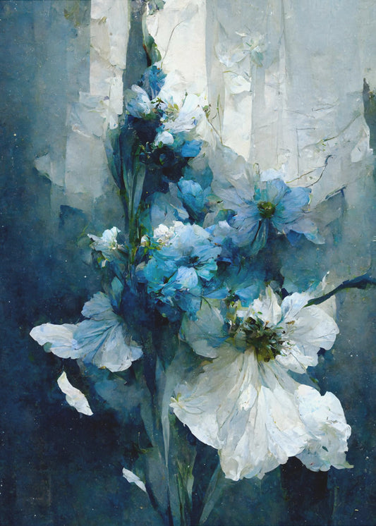 Fluisterende bloemen | Canvas