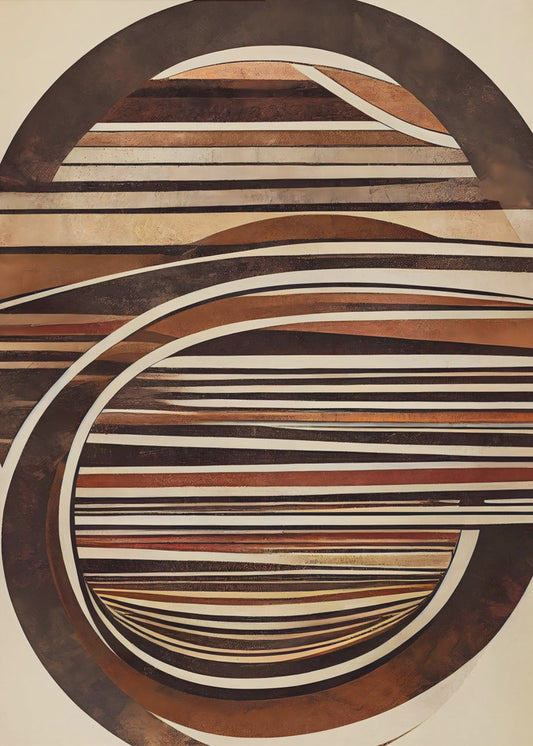 Earthly Striations | Canvas