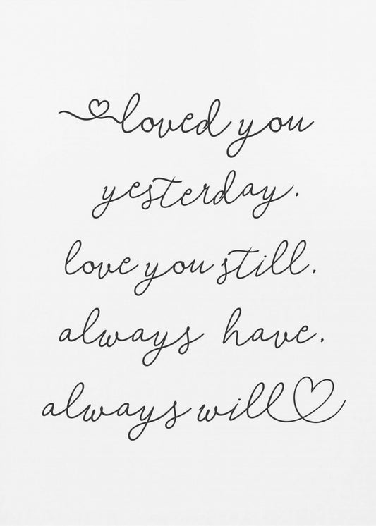 Liefdesbrief | Canvas