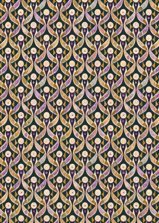 Gebogen ritme elegantie | Canvas