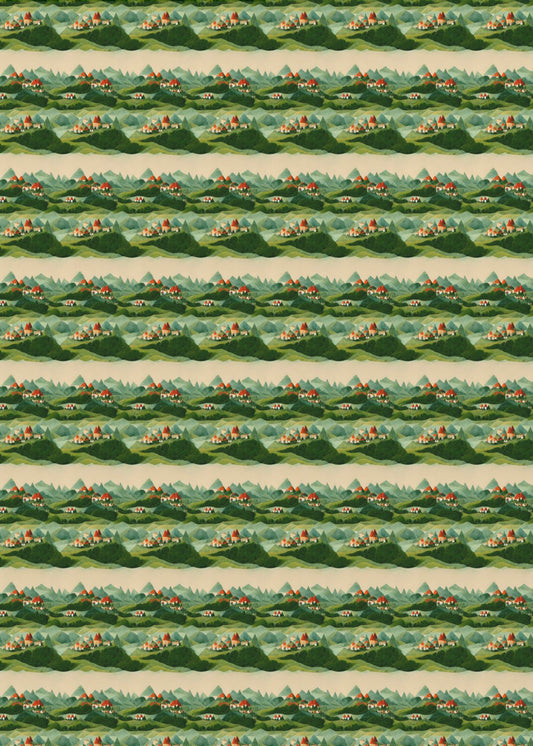 Endless Green Hills | Canvas