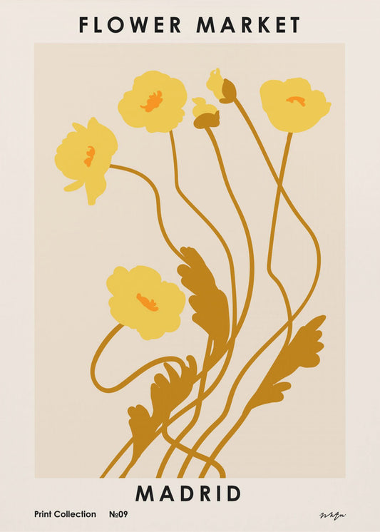 Flower Market. Madrid | Poster