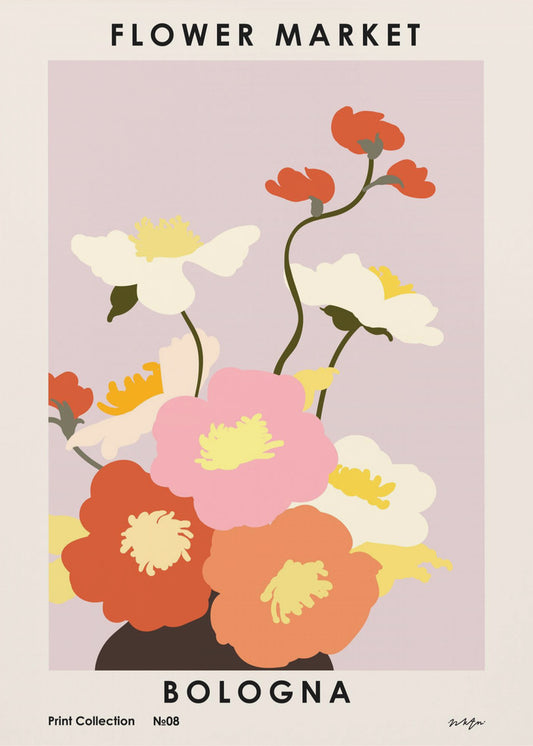 Flower Market. Bologna | Poster