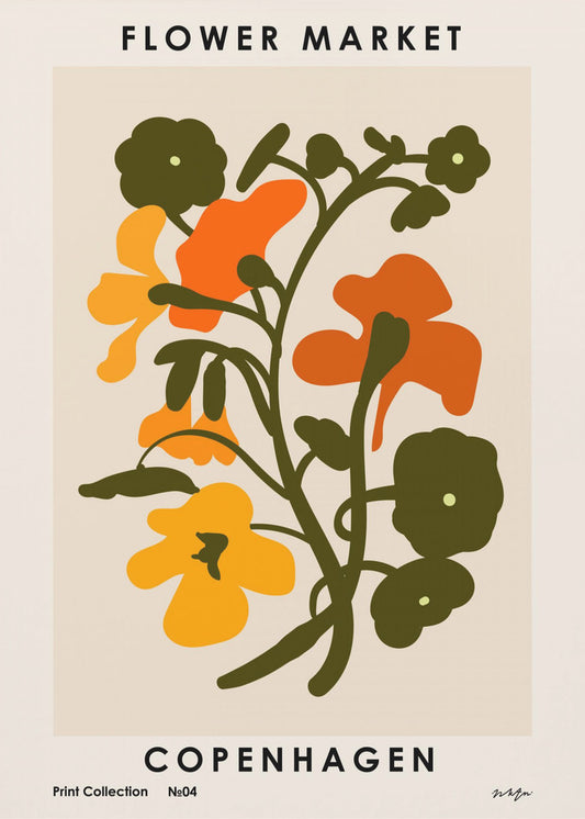 Flower Market. Copenhagen | Poster