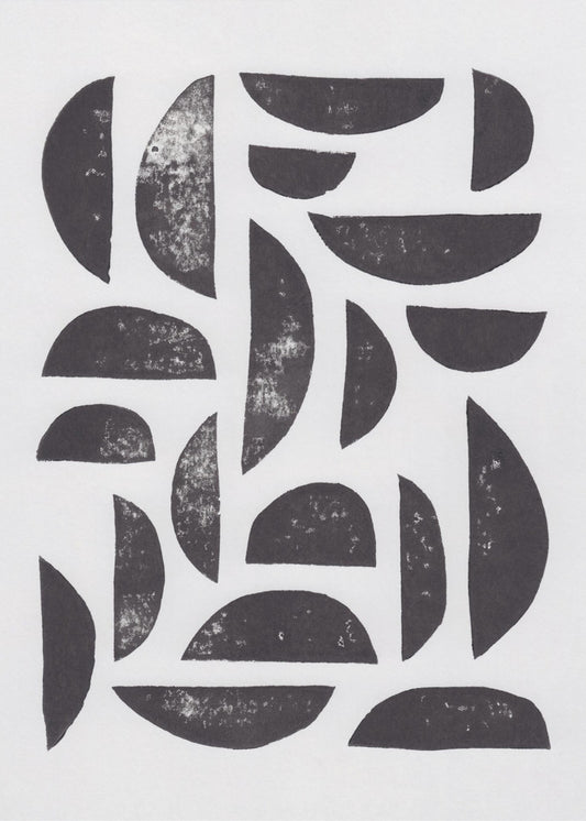 Linosnede Abstract #7 | Poster