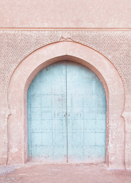 Turquoise Deur | Canvas