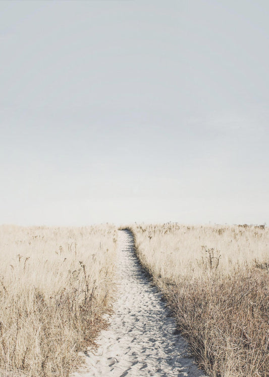 Naar het strand | Canvas