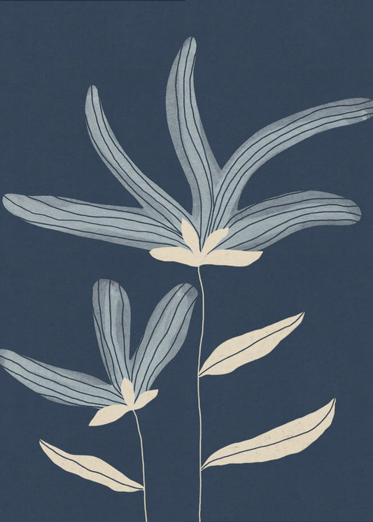 Twee bloemen | Poster