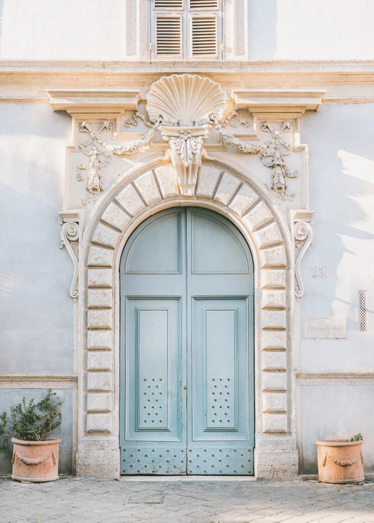 Blauwe tinten van Rome - Reisfotografie Italië | Canvas