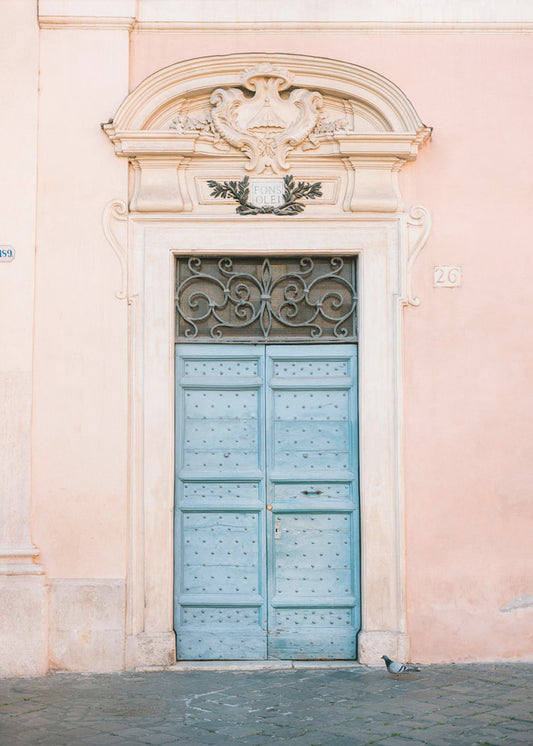 Pastel Trastevere - Reisfotografie in Rome, Italië | Poster