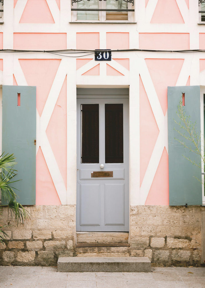 Rue de Cremieux nummer 30 - Parijs | Canvas
