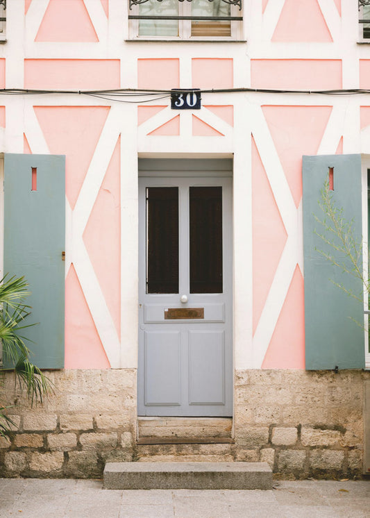 Rue de Cremieux nummer 30 - Parijs | Canvas