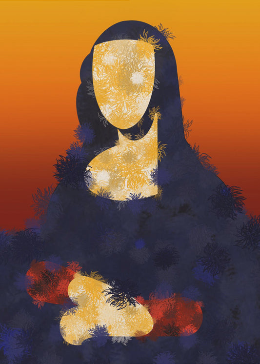 Harige Mona | Canvas
