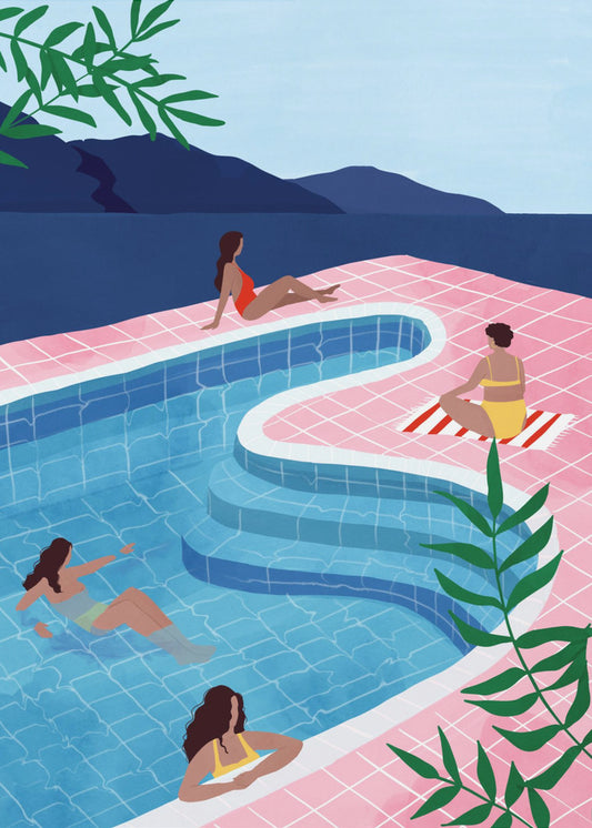 Pool Dames | Poster