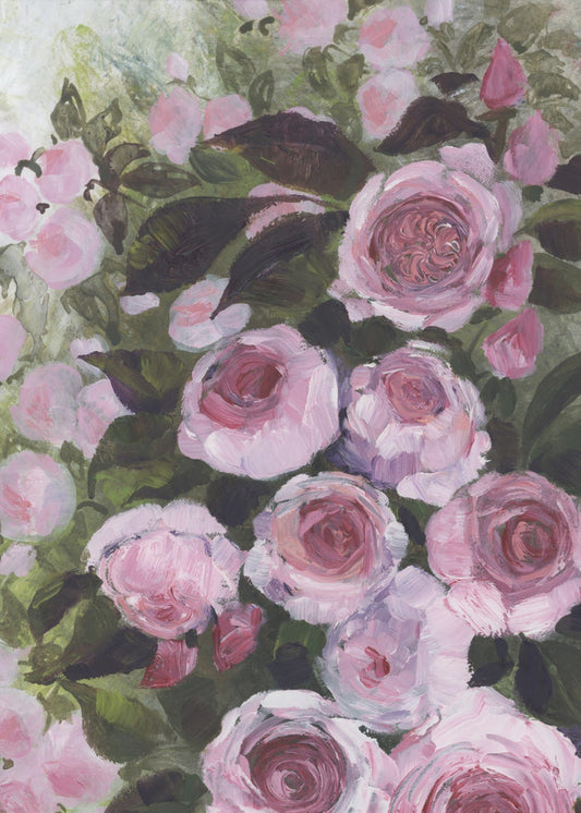 Aurorie schilderachtige rozen | Canvas