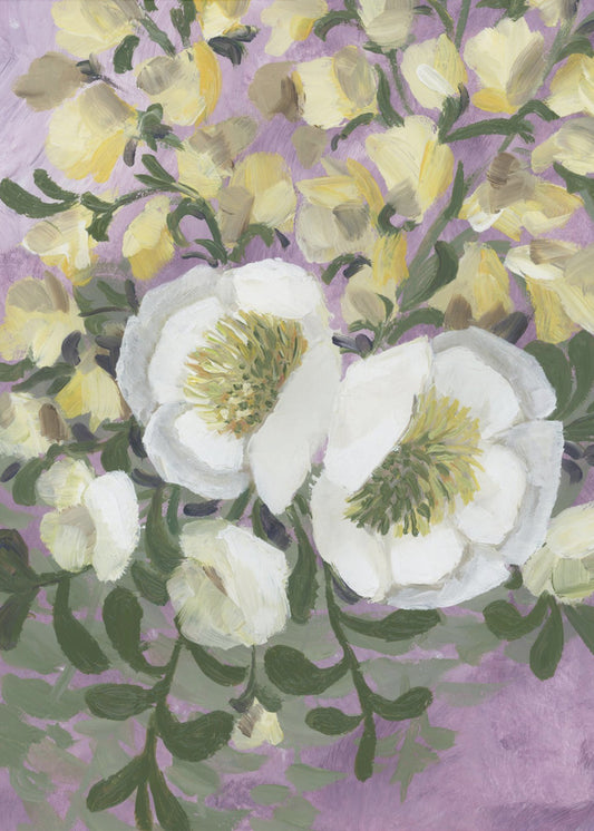 Raelynna's schilderachtige bloemen | Canvas