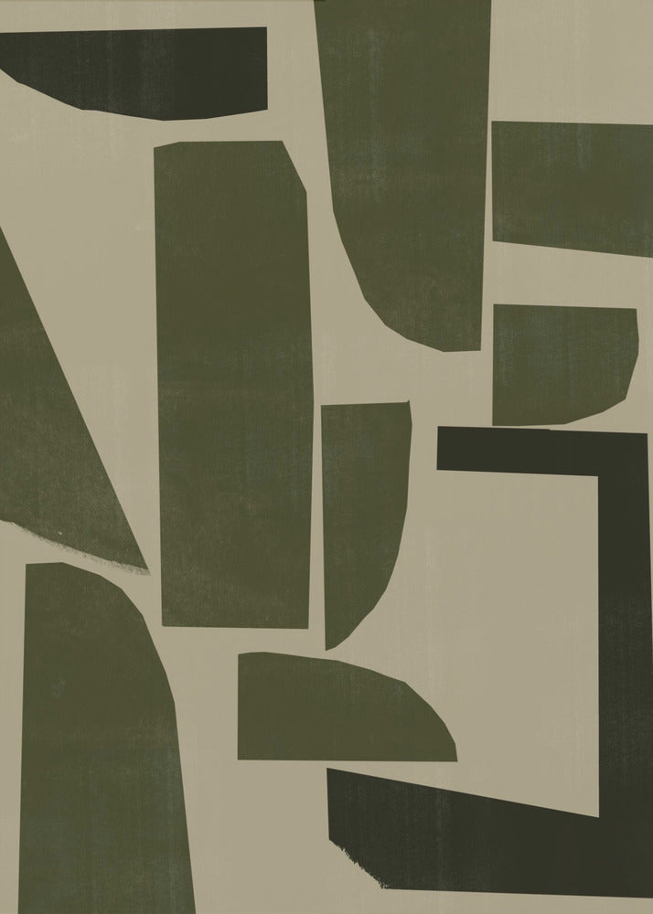 Abstracte Schaduwen | Canvas