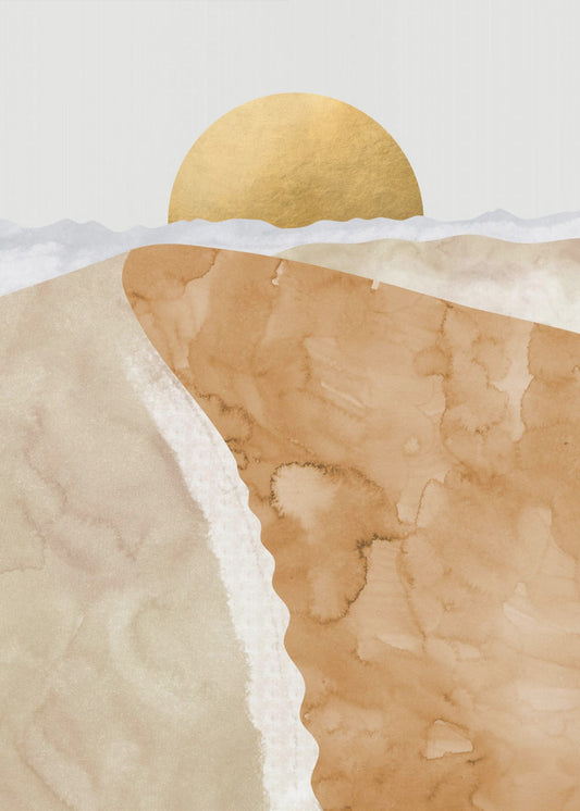 Gouden zandduin | Canvas