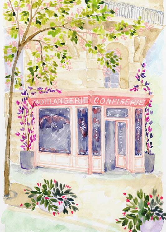 Naïeve Parijse bakker | Canvas