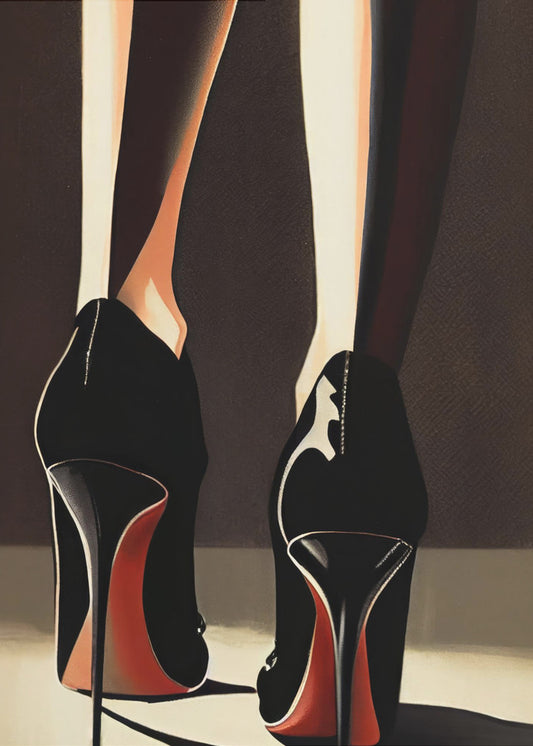 Strakke Stiletto Strut | Poster