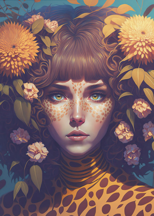 Wilde elegantie | Canvas