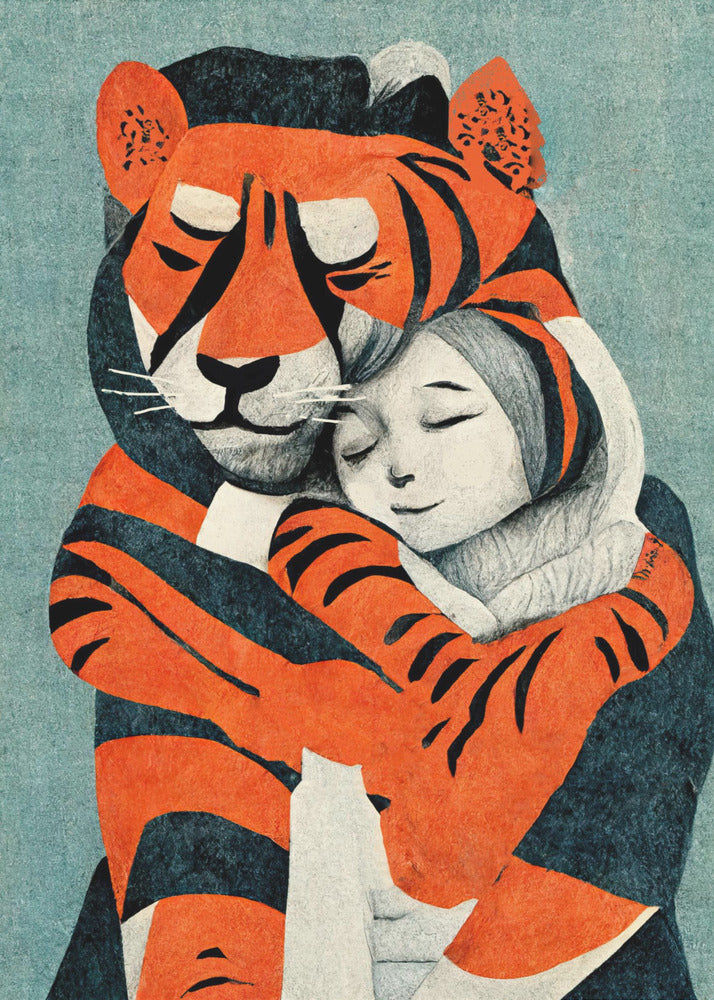 De omhelzing van de tijger | Poster