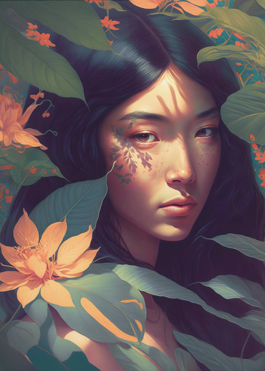De sluier van de natuur | Canvas