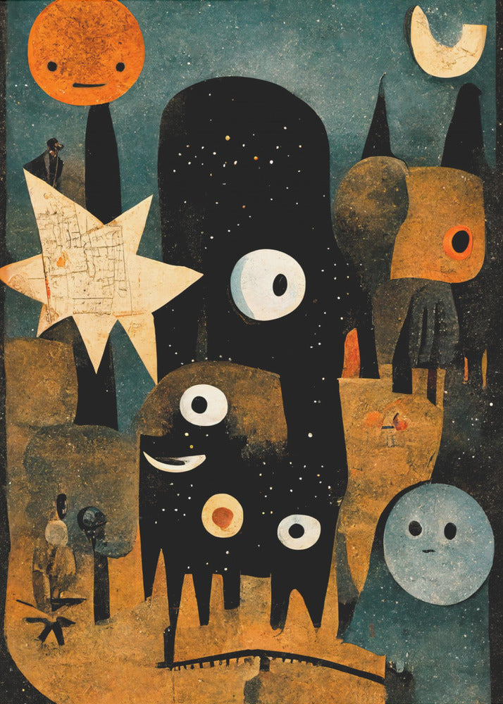 Hemelse wezens | Canvas