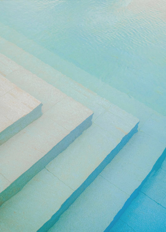 Mexico Zwembad | Canvas
