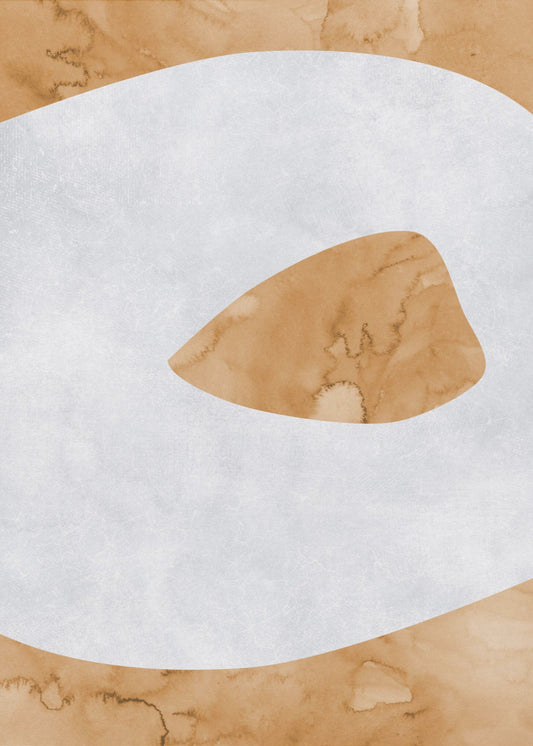 Abstract uitzicht op de krater van het meer | Canvas