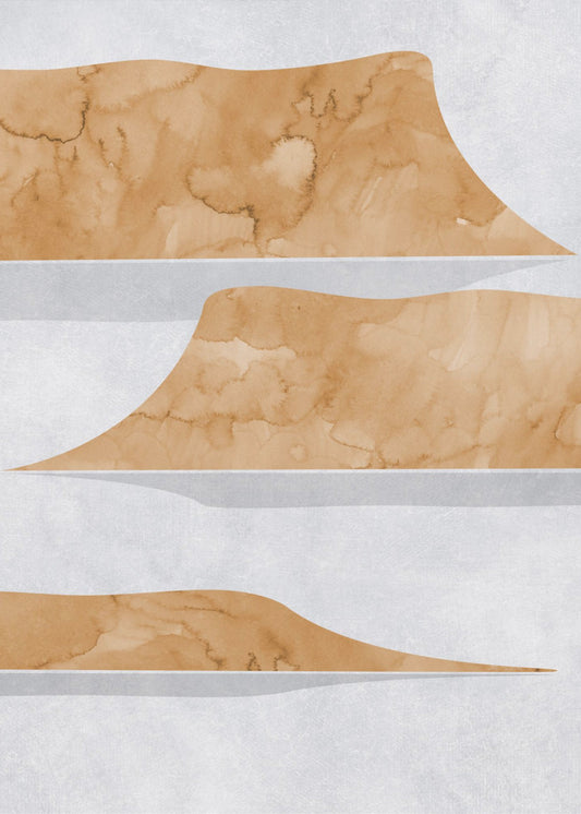 Abstract uitzicht op Lake Powell | Canvas